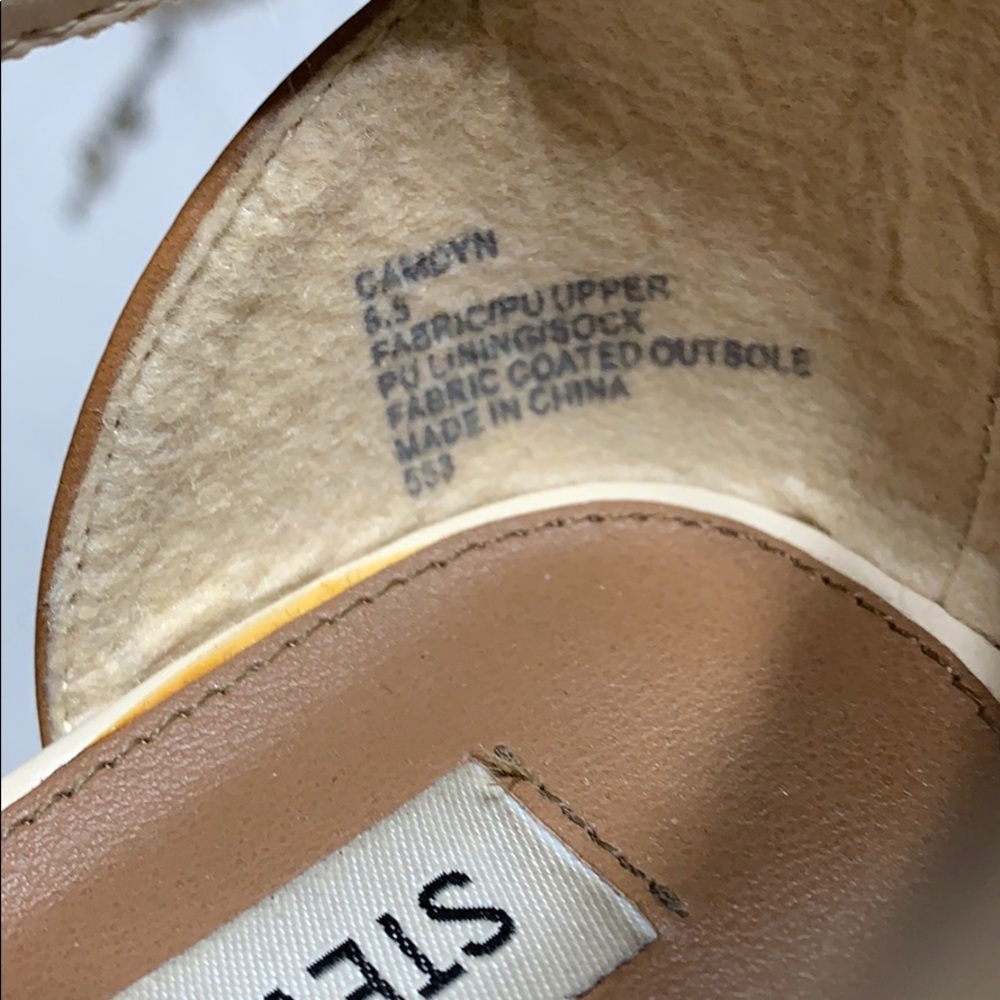 Steve Madden platform wedge sandals! size 8.5 - Picture 6 of 7